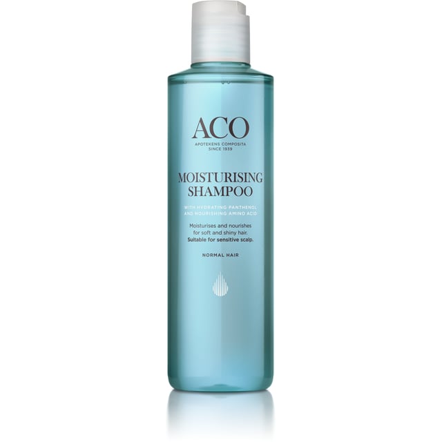 ACO Hair Care Moisturising Shampoo, Återfuktande Schampo 250 ml | Hårvård - Schampo - Schampo för färgat hår,Hårvård - Schampo - Schampo för torrt hår | Apoteka