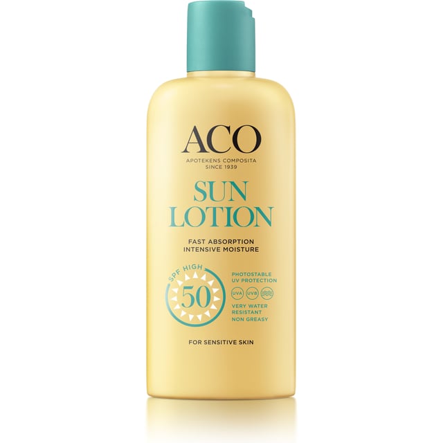 ACO Sun Lotion SPF50 200 ml | Hudvård - Solskydd - Solskydd för kroppen | Apoteka