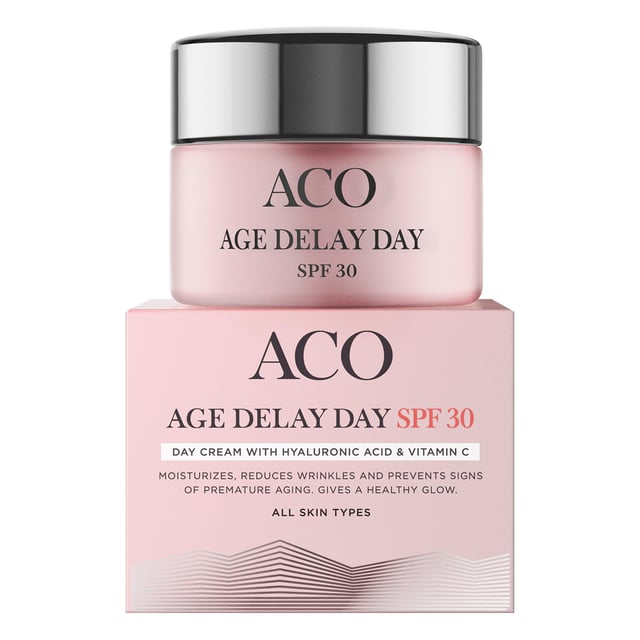 ACO Face Age Delay Day SPF30 Cream 50 ml | Hudvård - Ansiktsvård - Anti-age - Anti-age-kräm,Hudvård - Ansiktsvård - Ansiktskräm - Dagkräm med SPF,Hudvård - Ansiktsvård - Ansiktskräm - Dagkräm | Apoteka