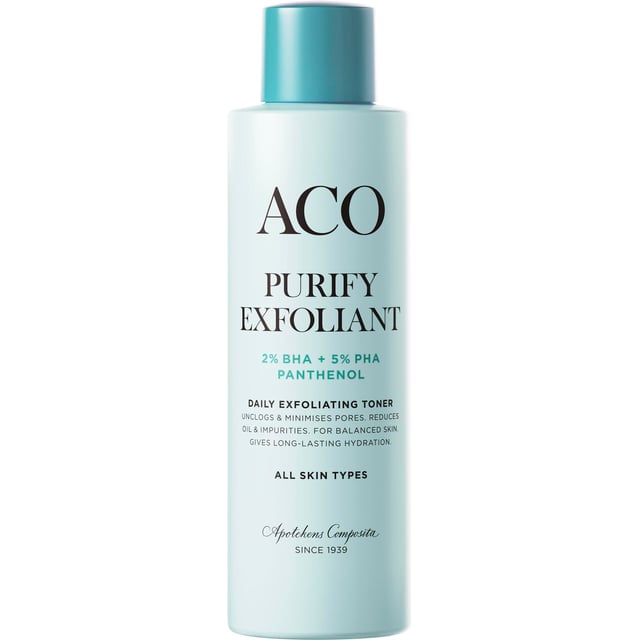 ACO Face Purify Exfoliant Toner 150 ml | Hudvård - Ansiktsvård - Ansiktsrengöring - Ansiktsvatten & toner | Apoteka