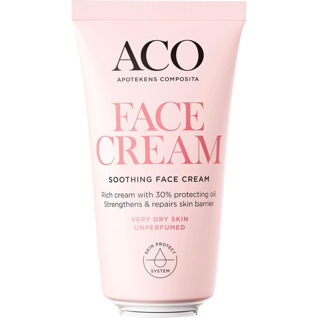 ACO Face Soothing Cream Oparfymerad Ansiktskräm 50 ml | Hudvård - Ansiktsvård - Ansiktskräm - 24-timmarskräm | Apoteka