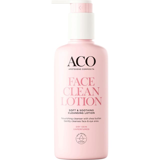 ACO Face Soft & Soothing Cleansing Lotion Rengöringslotion 200 ml | Hudvård - Ansiktsvård - Ansiktsrengöring - Rengöringsmjölk | Apoteka