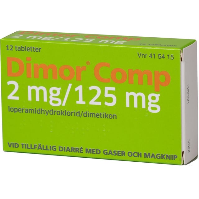 Dimor Comp tabletter 2mg/125mg, 12 st