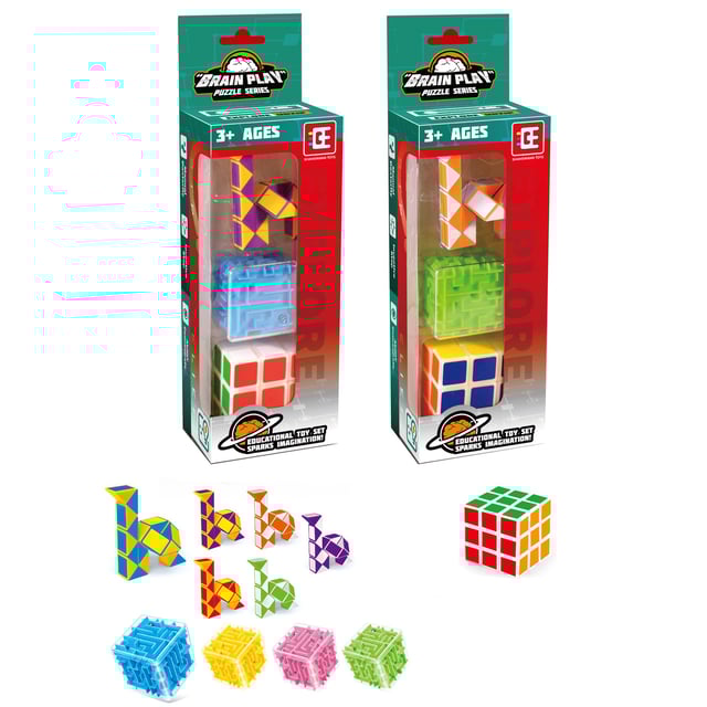 Suntoy FIidget Set Brain Play Rubiks Kub 1 st | Baby, barn & förälder - Leksaker - Barnleksaker & pyssel | Apoteka