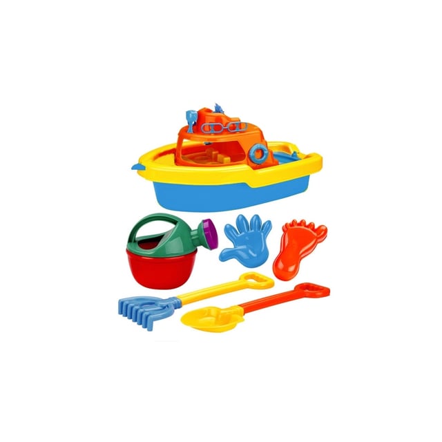 Suntoy Sandset Båt 6 Delar | Baby, barn & förälder - Bada & simma - Badleksaker,Baby, barn & förälder - Leksaker - Barnleksaker & pyssel | Apoteka