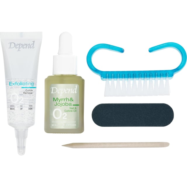 Depend 2 step Action Nail Care Kit 11 ml | Hudvård - Händer & fötter - Nagelvård - Nageltrång,Smink - Naglar - Nagellack - Nagelförstärkare,Smink - Naglar - Nagelolja | Apoteka