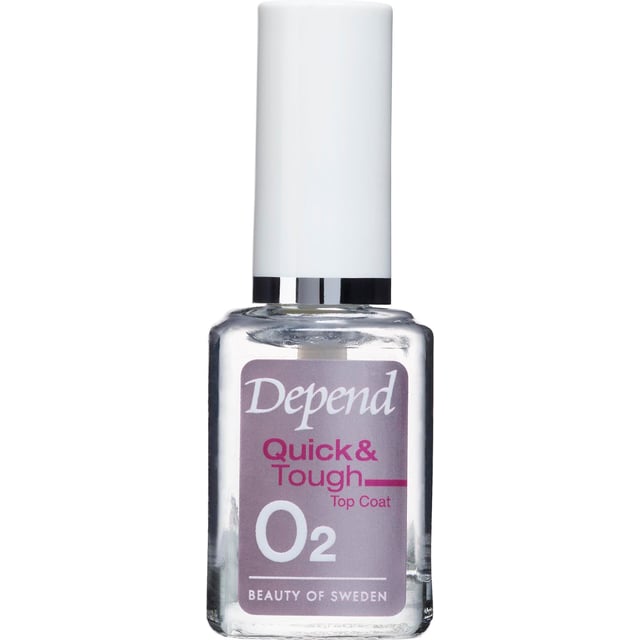 Depend Quick & Tough Topcoat 11 ml | Smink - Naglar - Nagellack - Bas- & topplack | Apoteka