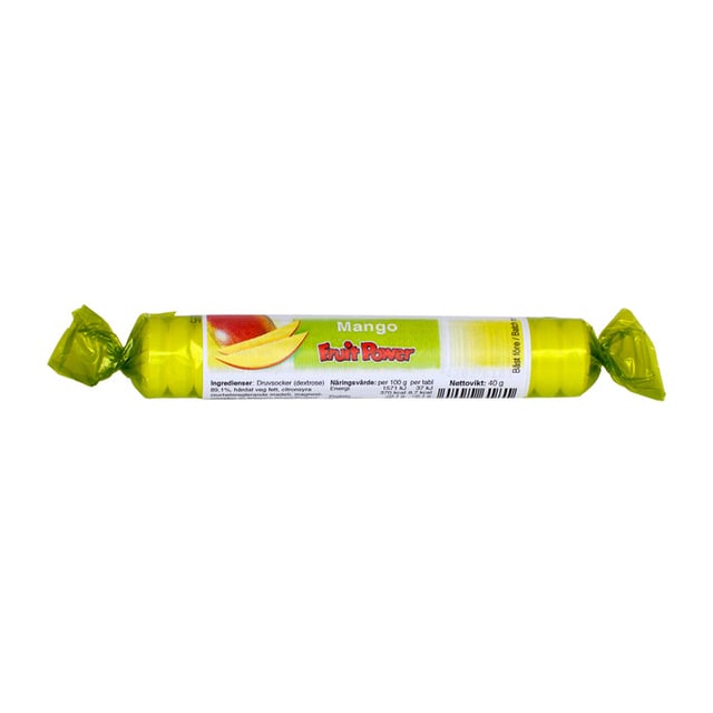 Fruit Power Druvsocker Mango 17 tabletter | Träning - Energigivande - Kolhydrater,Hjälpmedel & säkerhet - Diabetes - Druvsocker | Apoteka