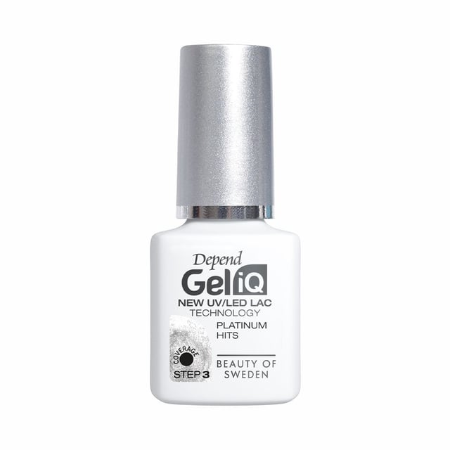 Depend Gel iQ Platinum Hits 5 ml | Smink - Naglar - Nagellack - Bas- & topplack | Apoteka
