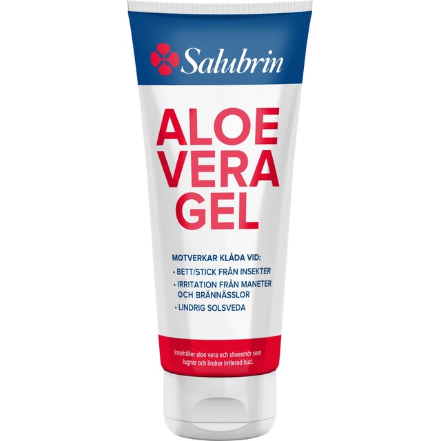 Salubrin Aloe Vera Gel 60 ml | Hudvård - Solskydd - After sun - Aloe vera,Sår, bett & stick - Bett & stick - Efter bett | Apoteka