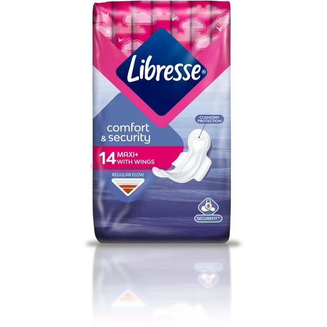 Libresse Comfort & Security Maxi+ Wings Binda 14 st | Intimvård - Mensskydd - Binda | Apoteka