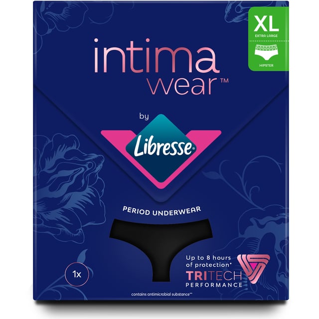 Libresse Intima Wear Hipster Menstrosa Extra Large 1 st | Intimvård - Mensskydd - Menstrosa | Apoteka