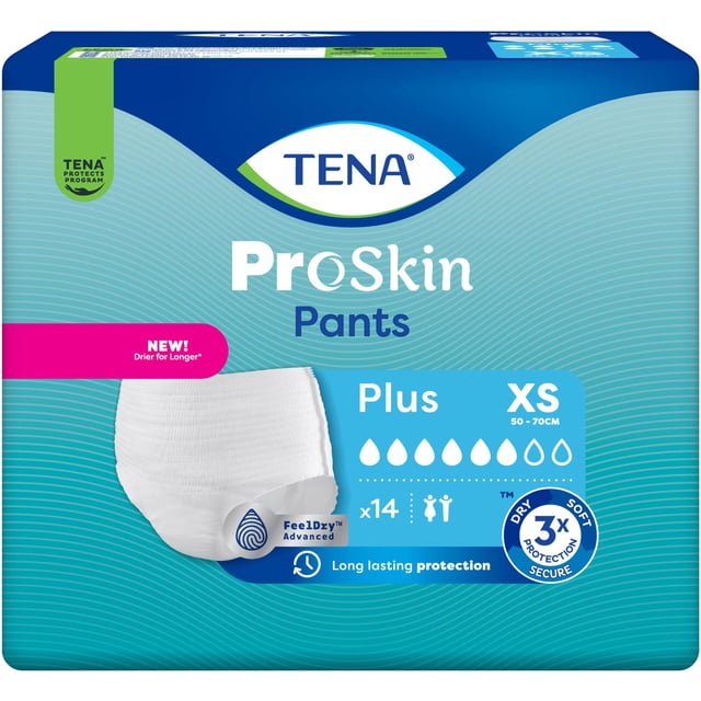 Tena Pants Plus XS | Intimvård - Underlivsbesvär - Inkontinens | Apoteka