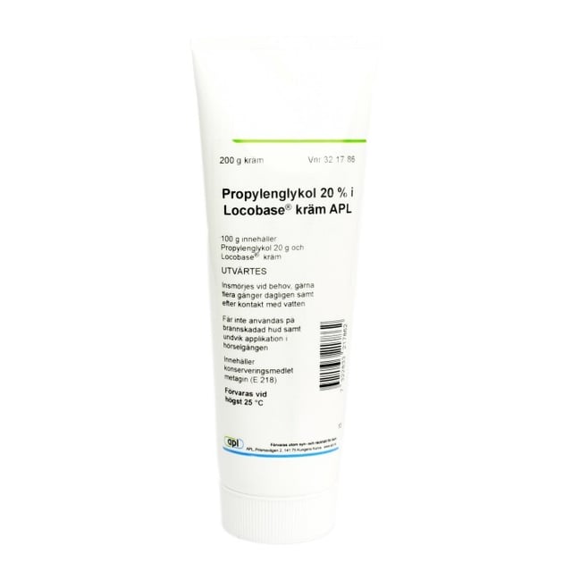 Propylenglykol i Locobase kräm 20% APL 200g
