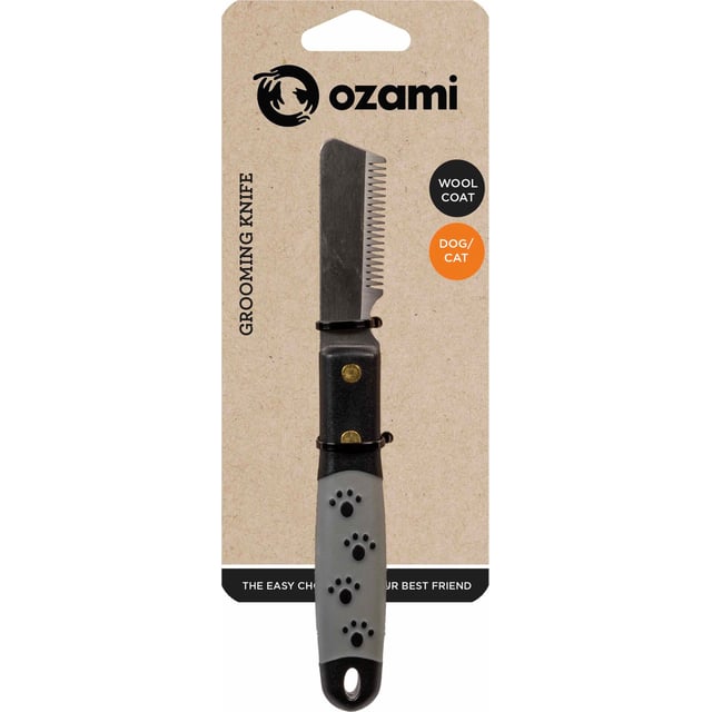Ozami Grooming Knife 17x2x1,6 cm | Djur - Pälsvård - Saxar & effileringssaxar,Djur - Pälsvård - Pälsborstar & kammar,Djur - Pälsvård - Pälsvård för katter,Djur - Pälsvård - Pälsvård för hundar | Apoteka