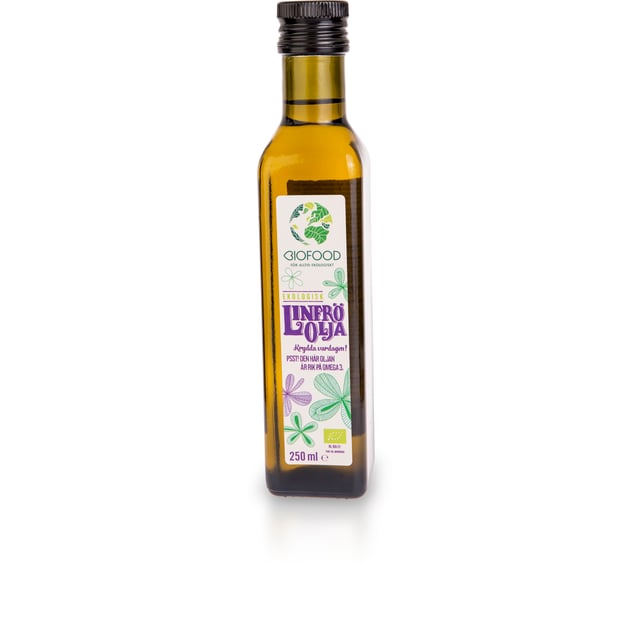 Biofood Linfröolja Kallpressad 250 ml