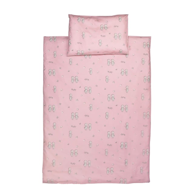 Rätt Start Beskow Blomsterfesten Påslakanset Vagn/Vagga Rosa | Baby, barn & förälder - Sömn för barn - Bäddset för barn | Apoteka