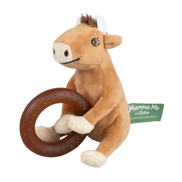 Rätt Start Mamma Mu Bitleksak med Naturgummiring | Baby, barn & förälder - Leksaker - Bitringar & bitleksaker | Apoteka