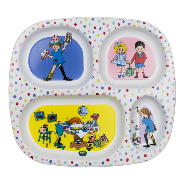 Rätt Start Pippi Födelsedag Facktallrik | Baby, barn & förälder - Mata - Barntallrikar & barnbestick | Apoteka
