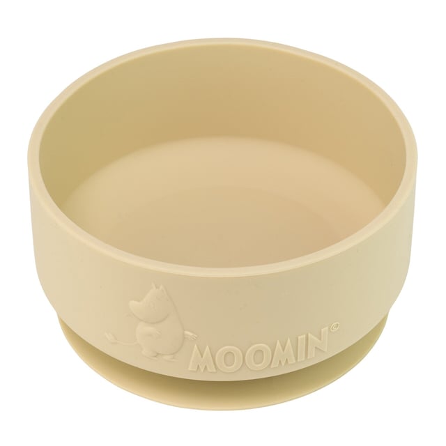 Rätt Start Mumin Silikon Skål med Sugkopp Latte Beige | Baby, barn & förälder - Mata - Barntallrikar & barnbestick | Apoteka