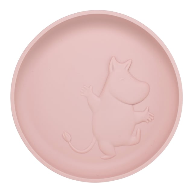 Rätt Start Mumin Silikon Tallrik med Sugkopp Rosehip Pink | Baby, barn & förälder - Mata - Barntallrikar & barnbestick | Apoteka