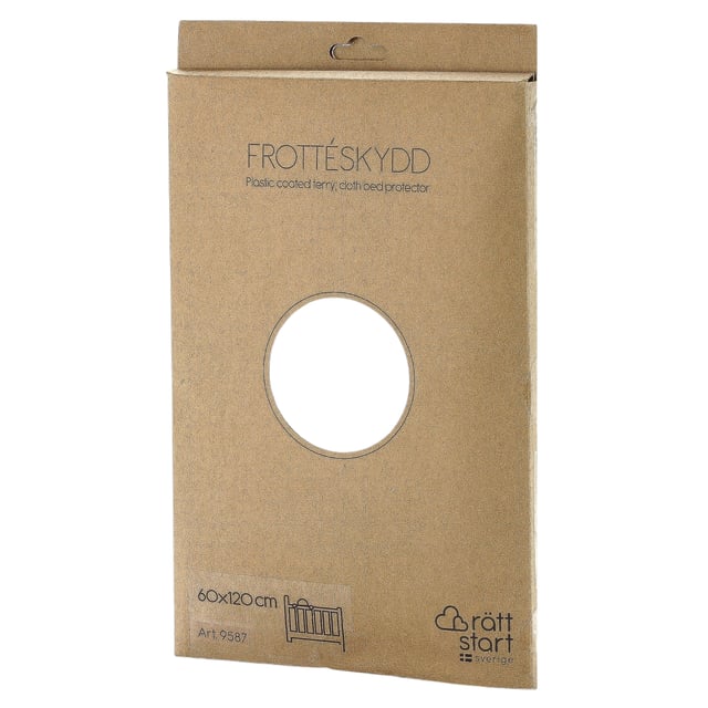 RÄTT START Bäddskydd Plastad Frotté 60 x 120 cm 1 st | Baby, barn & förälder - Blöjor & våtservetter - Skötbordsunderlägg,Baby, barn & förälder - Sömn för barn - Bäddset för barn | Apoteka