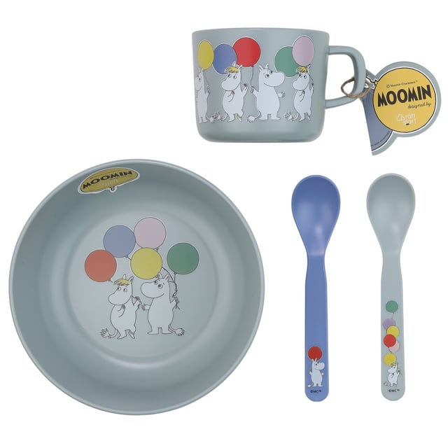 Rätt Start Mumin Festligheter Äta 3 delar | Baby, barn & förälder - Mata - Pipmuggar & glas,Baby, barn & förälder - Mata - Barntallrikar & barnbestick | Apoteka