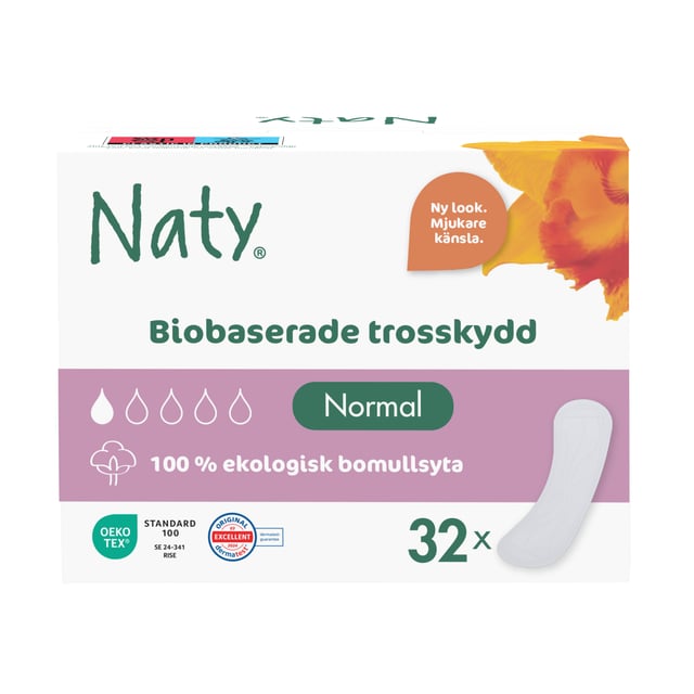 Naty Trosskydd Normal, 32 st | Intimvård - Mensskydd - Trosskydd | Apoteka