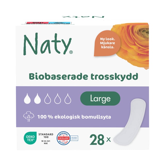Naty Trosskydd Large, 28 st