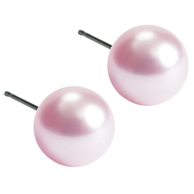 Blomdahl Örhängen NT Pearl 6 mm Light Rose 1 par