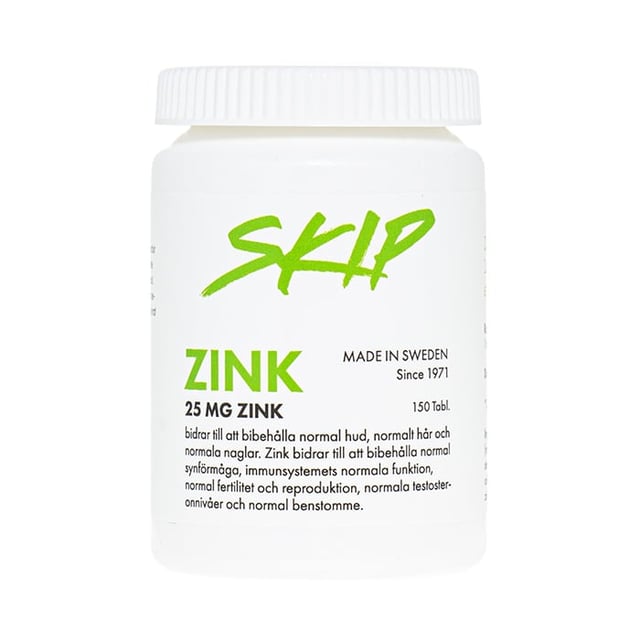 Skip Zink 150 tabletter | Vitaminer & kosttillskott - Vitaminer & mineraler - Zink | Apoteka