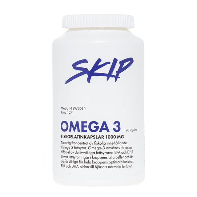 Skip OMEGA-3 120 kapslar | Vitaminer & kosttillskott - Omega-3 & fettsyror | Apoteka
