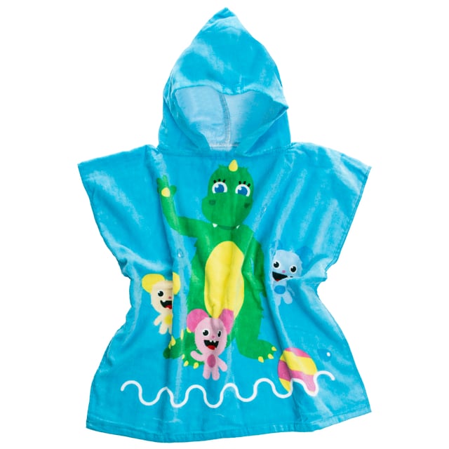 Bolibompa Bolibompa Draken Badponcho 60x120 cm 1 st | Baby, barn & förälder - Bada & simma - Badhanddukar för barn | Apoteka