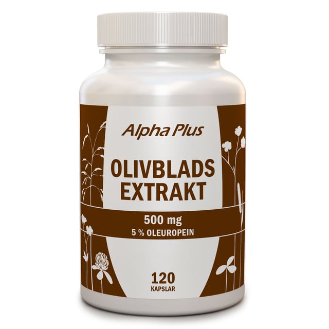 Alpha Plus Alpha Plus Olivbladextrakt 120 kapslar | Vitaminer & kosttillskott - Växtbaserade kosttillskott | Apoteka