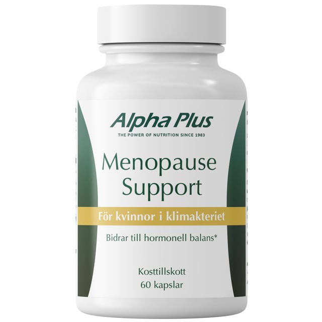 Alpha Plus Menopause Support 60 kapslar | Vitaminer & kosttillskott - Hormonell balans | Apoteka