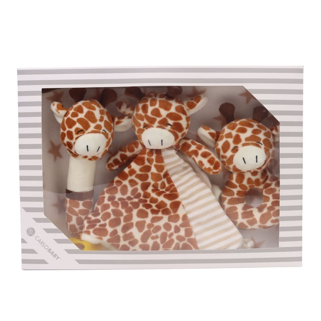 Carlo Baby Fleecefilt Giraffe Set | Baby, barn & förälder - Leksaker - Gosedjur,Baby, barn & förälder - Sömn för barn - Snuttefiltar | Apoteka