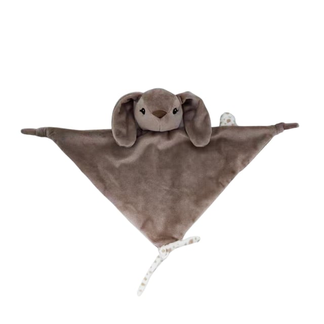 Carlo Baby Kaninsnutte med Gripdetaljer Mörkbrun | Baby, barn & förälder - Sömn för barn - Snuttefiltar | Apoteka
