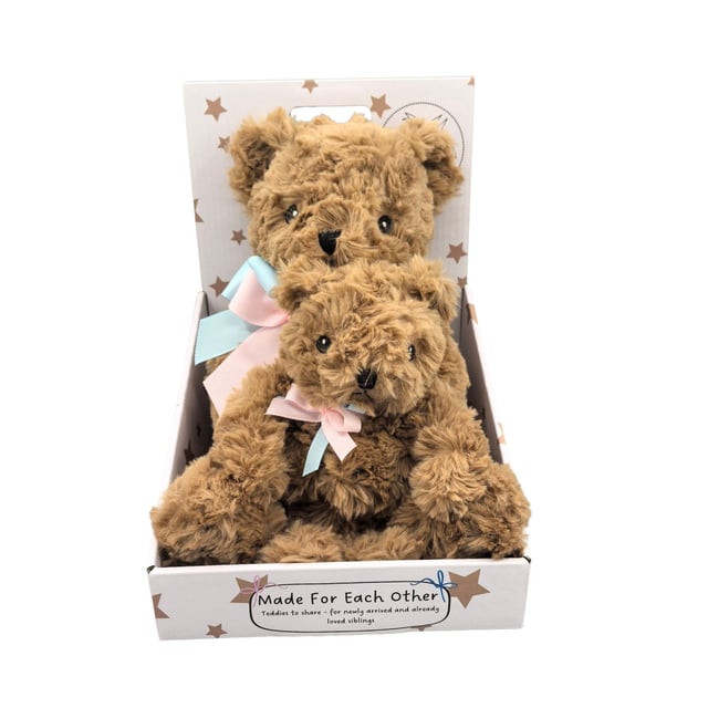 Carlo Baby Syskonnalle Stor & Liten Brun | Baby, barn & förälder - Leksaker - Gosedjur | Apoteka