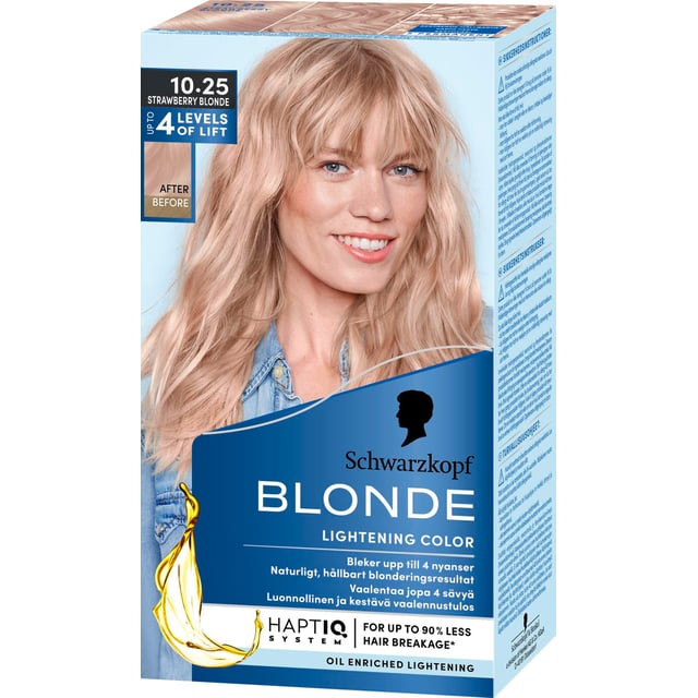 Schwarzkopf Blonde Hårfärg 10.25 Strawberry Blonde | Hårvård - Hårfärg - Permanent hårfärg | Apoteka