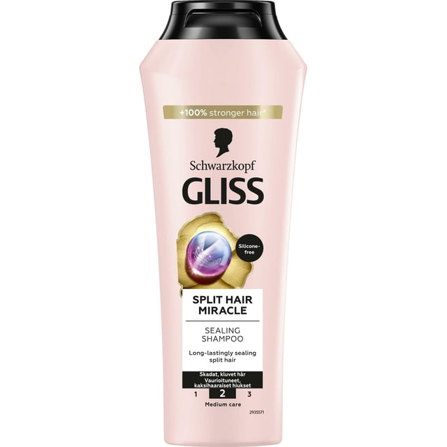 Schwarzkopf Gliss Split Hair Miracle Shampoo 250 ml | Hårvård - Schampo - Schampo för skadat hår | Apoteka