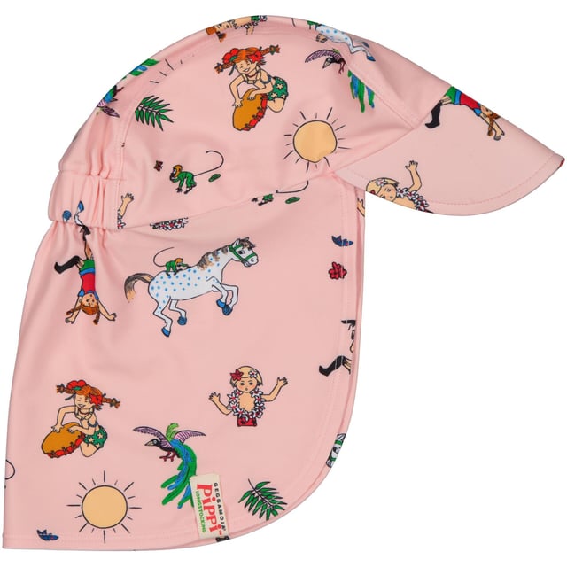 Geggamoja UV-Keps Pippi Långstrump Rosa 2-6 år | Baby, barn & förälder - Solskydd för barn - UV-kläder för barn - UV-hatt | Apoteka