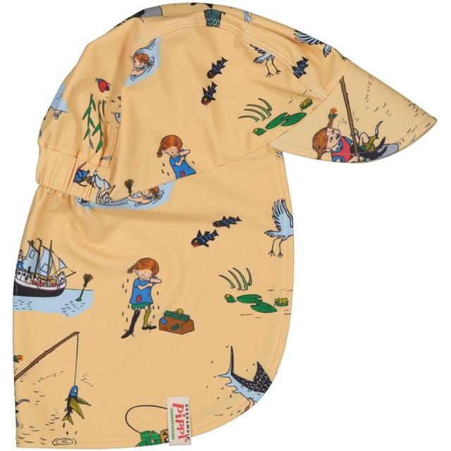 Geggamoja UV-Keps Pippi Långstrump Gul 10m-2år | Baby, barn & förälder - Solskydd för barn - UV-kläder för barn - UV-hatt | Apoteka