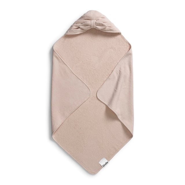 Elodie Hooded Towel Powder Pink Bow | Baby, barn & förälder - Bada & simma - Badhanddukar för barn | Apoteka
