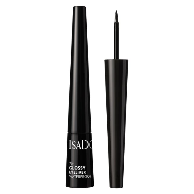 IsaDora Glossy Eyeliner 40 Chrome Black 2,5 ml | Smink - Ögonmakeup - Eyeliner & kajal | Apoteka