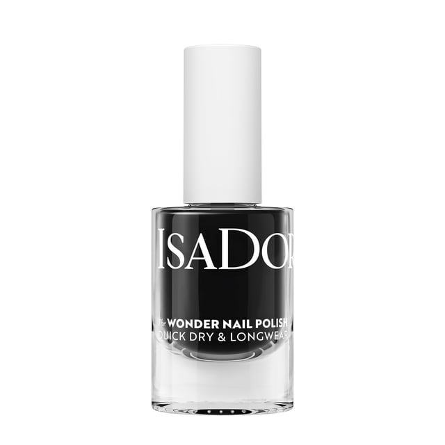 Isadora The Wonder Nail Polish Quick dry & Longwear 139 Black Lacquer