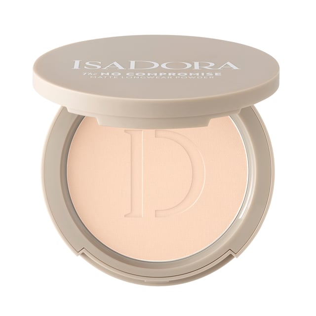 Isadora The No Compromise Matte Longwear Powder 60 Neutral Porcelain 7 g | Smink - Puder & Rouge | Apoteka