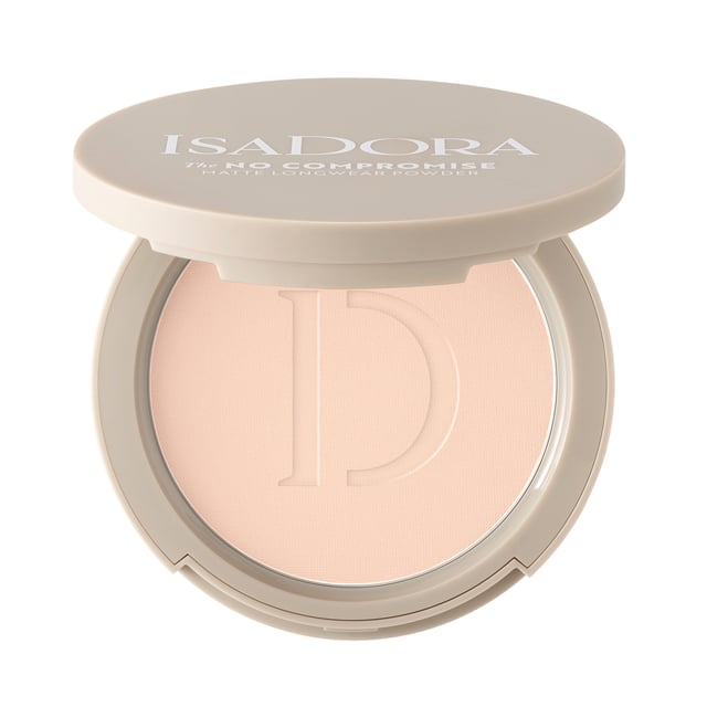 Isadora The No Compromise Matte Longwear Powder 61 Cool Ivory 7 g | Smink - Puder & Rouge | Apoteka