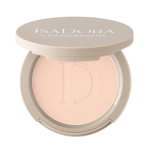 Isadora The No Compromise Matte Longwear Powder 61 Cool Ivory 7 g