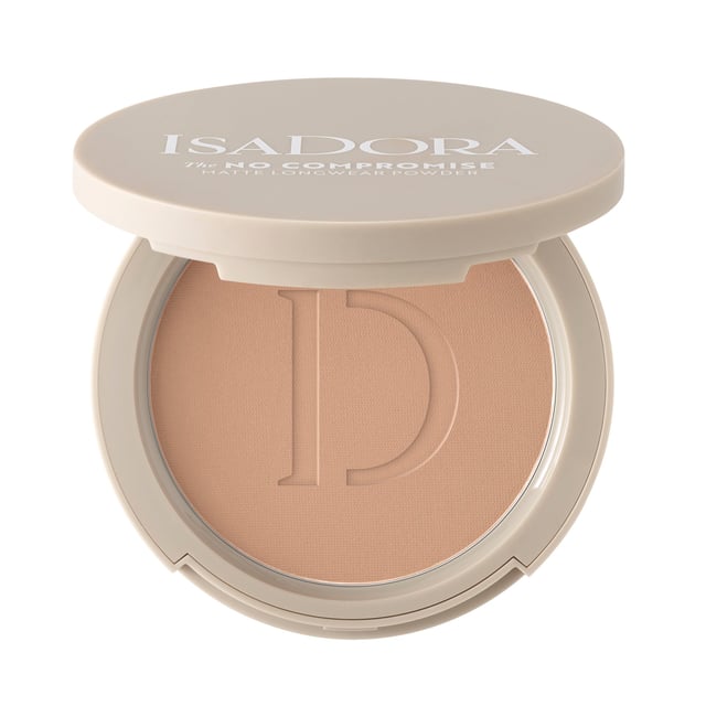Isadora The No Compromise Matte Longwear Powder 68 Neutral Almond 7 g | Smink - Puder & Rouge | Apoteka