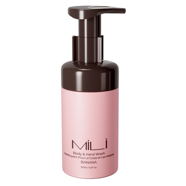 MILI Cosmetics Body & Hand Wash Banana 150 ml | Hudvård - Händer & fötter - Handvård - Handtvål,Hudvård - Kroppsvård - Bad & dusch - Duschkräm & duschtvål | Apoteka